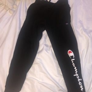 Champion black joggers